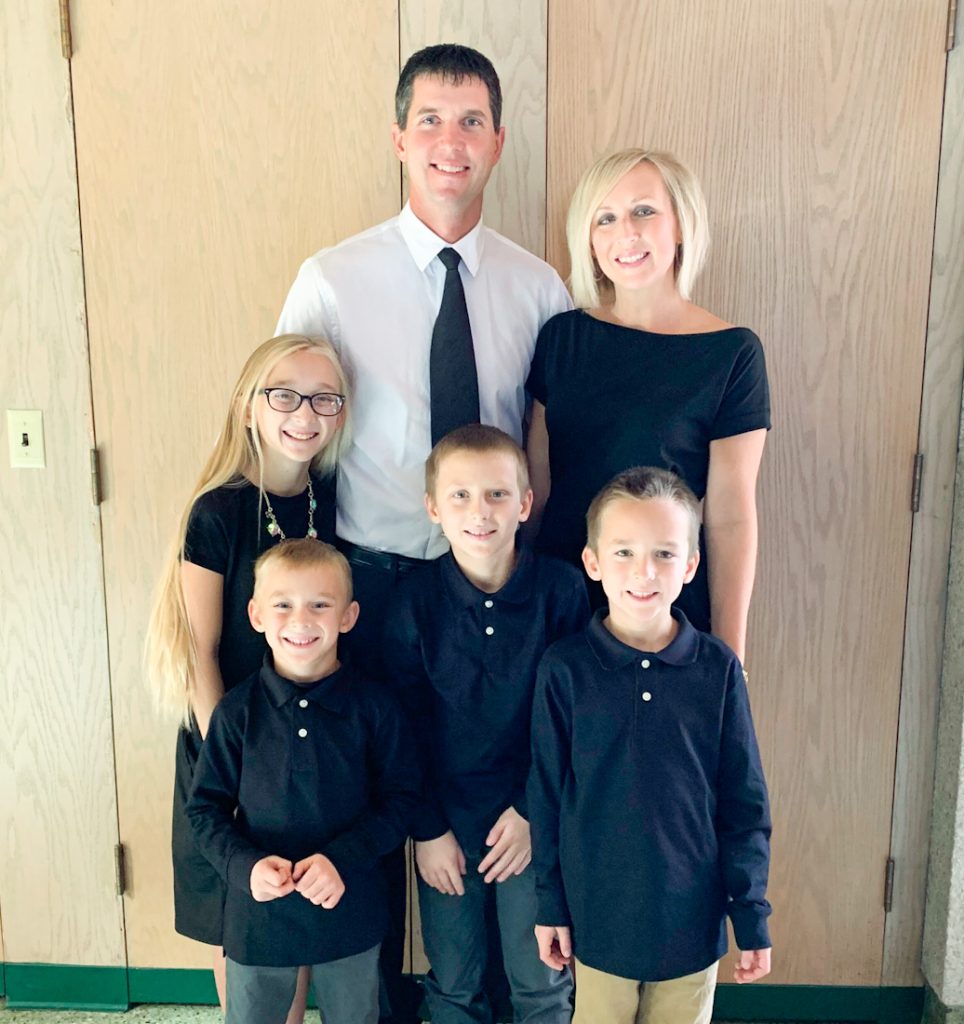 Sarah with family