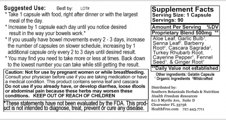 Intestinal Cleanse 1 | Southern Botanicals - Image 2