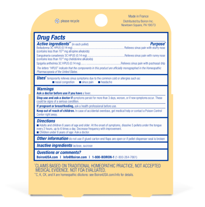 SinusCalm Pellets | Boiron - Image 2