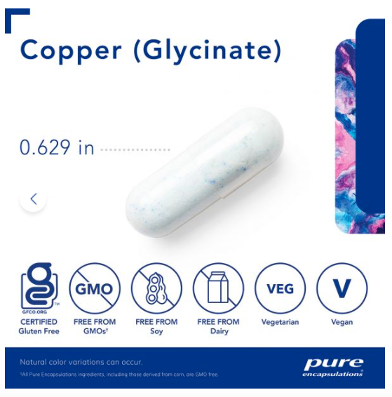 Copper Glycinate | Pure Encapsulations - Image 3