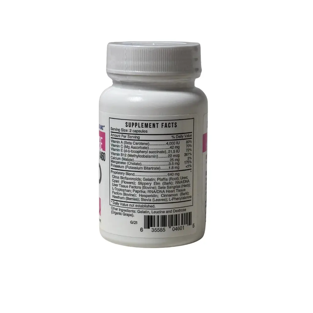 KYRO Systemic Formulas showing container and supplement facts label