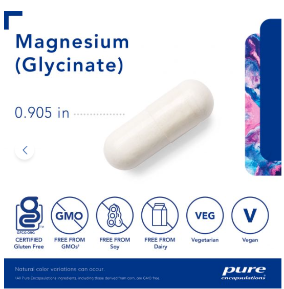 Magnesium Glycinate | Pure Encapsulations - Image 3