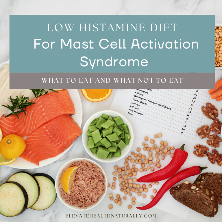 Low Histamine Diet and Mast Cell Activation Syndrome {What TO Eat and NOT TO Eat)