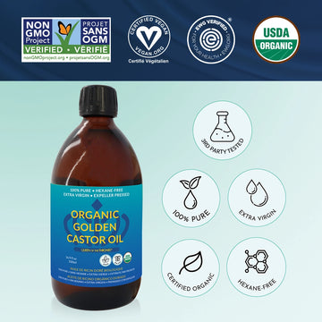 Organic Golden Castor Oil info page
