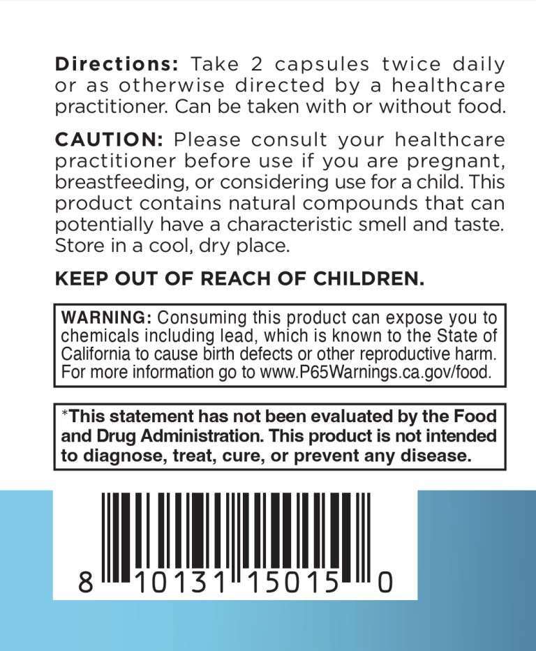 Prop 65 Label