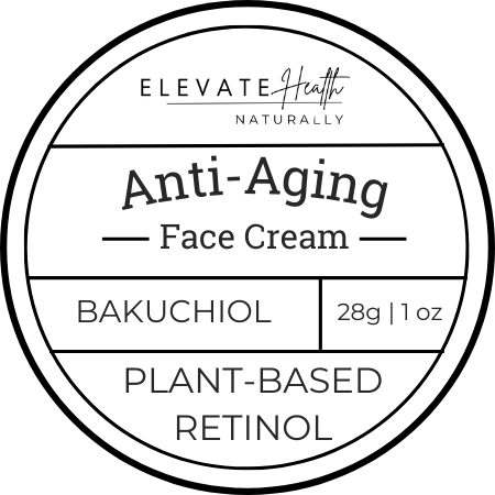 Anti-Aging Face Cream (Bakuchiol) product label
