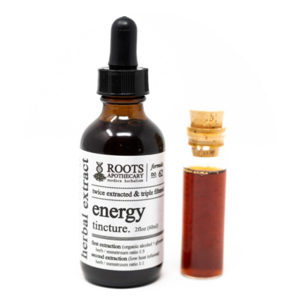 bottle of energy tincture