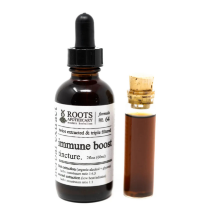 bottle of immune boost tincture
