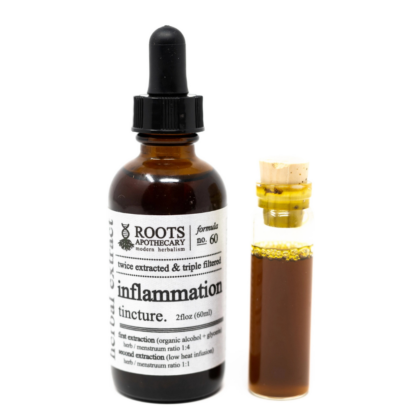 bottle of inflammation tincture