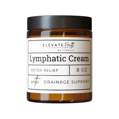 Lymphatic Cream showing product label