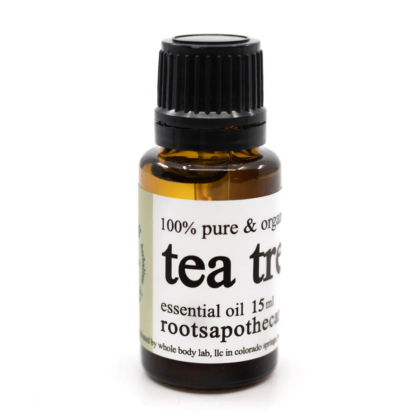 bottle of Tea Tree Essential Oil