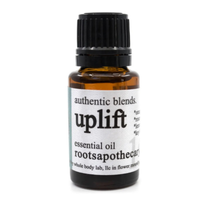bottle of Uplift Essential Oil Blend