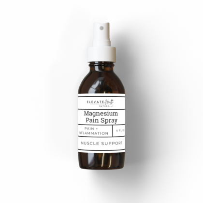Magnesium Pain Spray showing product label