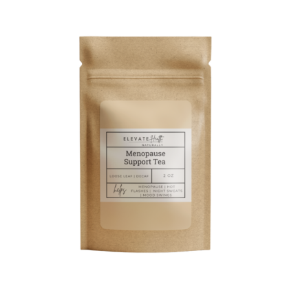 Menopause Support Tea showing product label