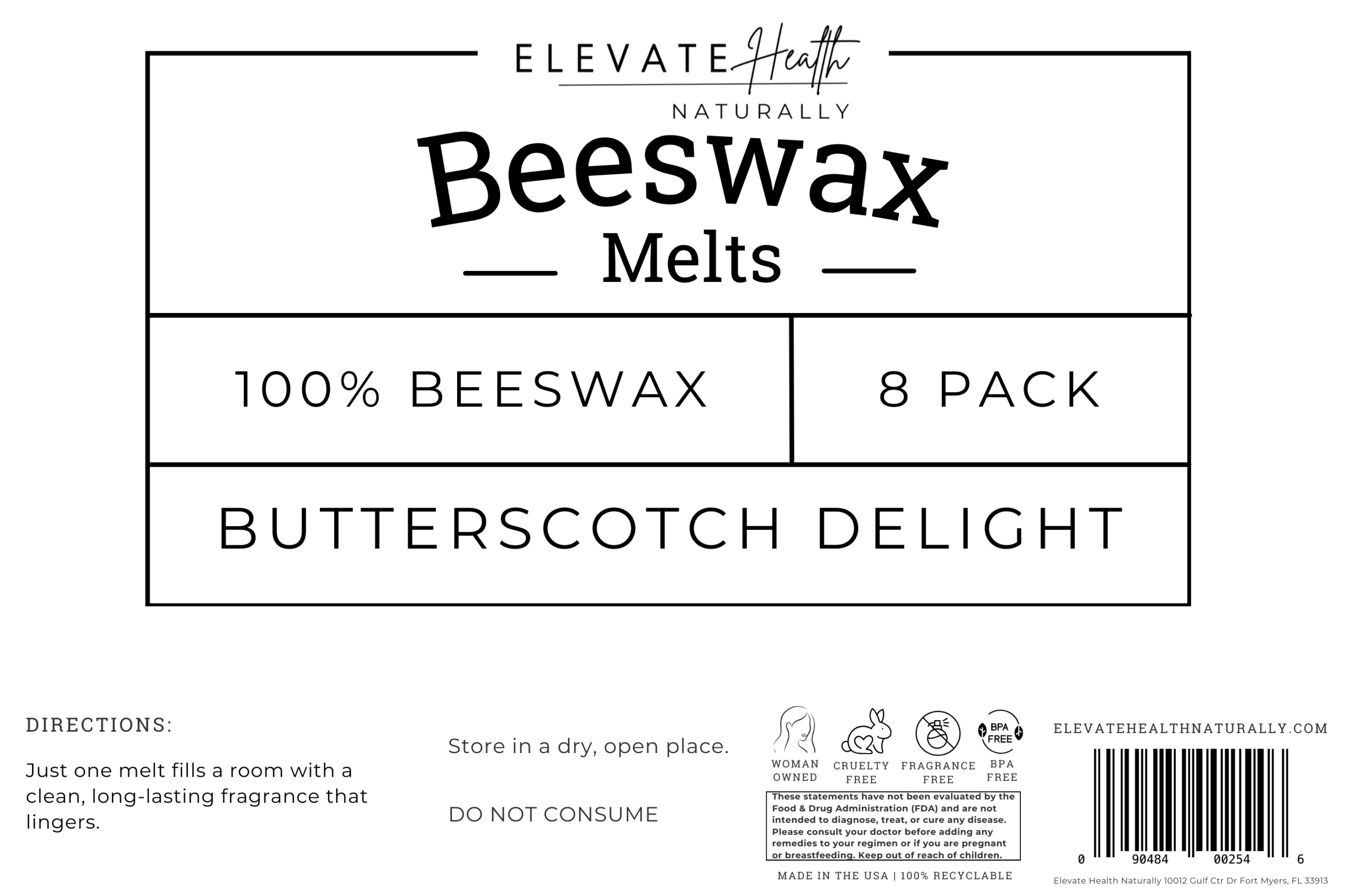 Butterscotch Delight Beeswax melts product image