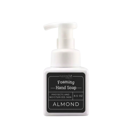Foaming Hand Soap Almond in a 8.5oz foaming pump top bottle