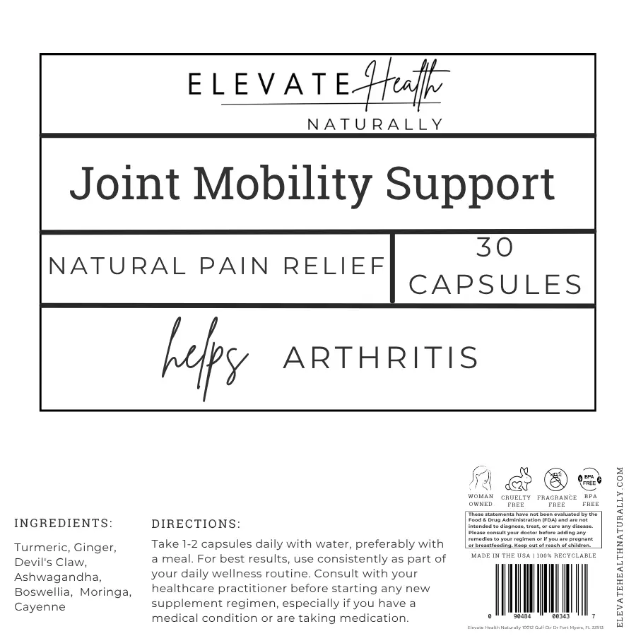 Joint Mobility Support product label