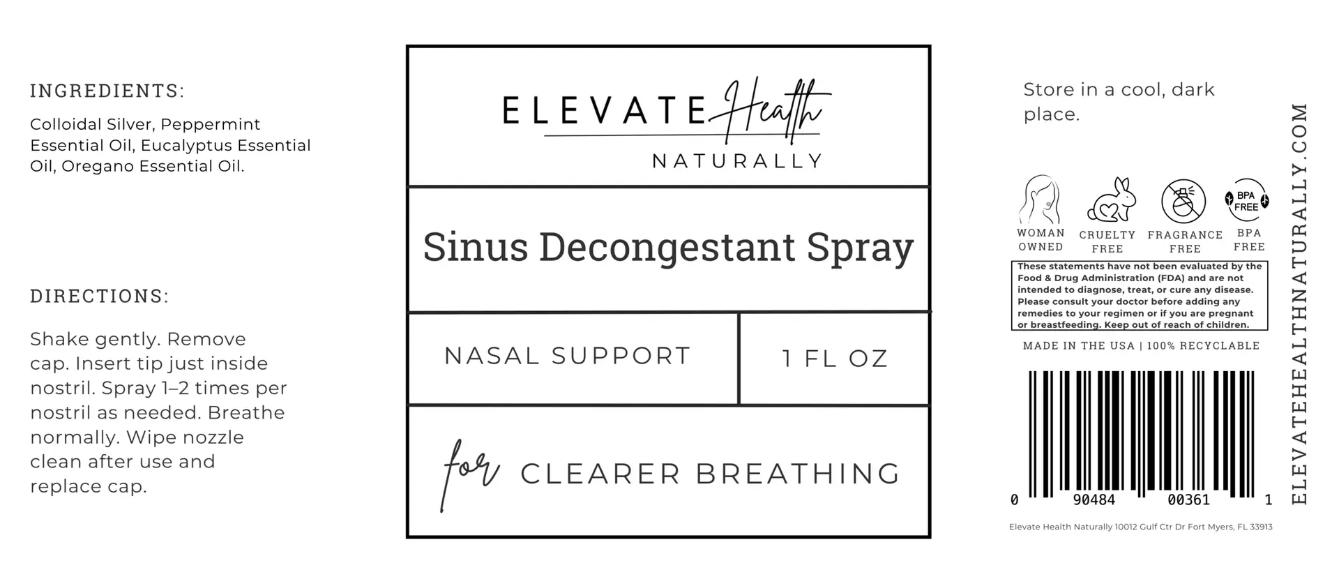 Sinus Decongestant Spray - Image 2